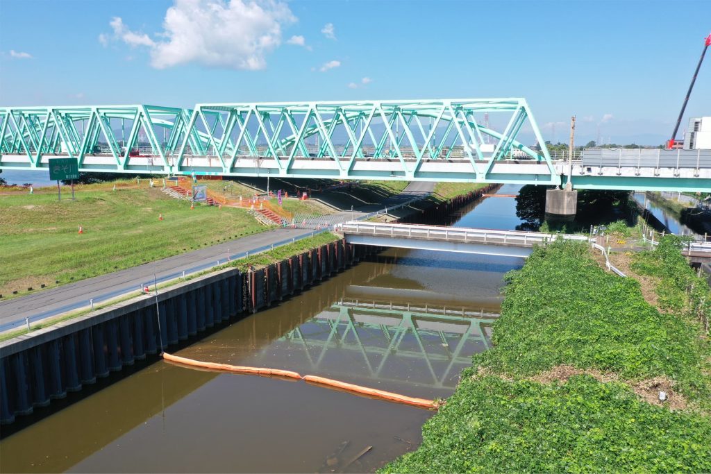 進捗状況写真 9月/令和5年度　木曽川五明地区護岸修繕工事