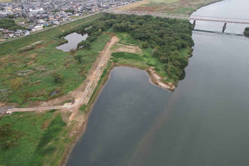 進捗状況写真10月　三ツ柳地区/令和5年度　木曽川中流部環境整備工事