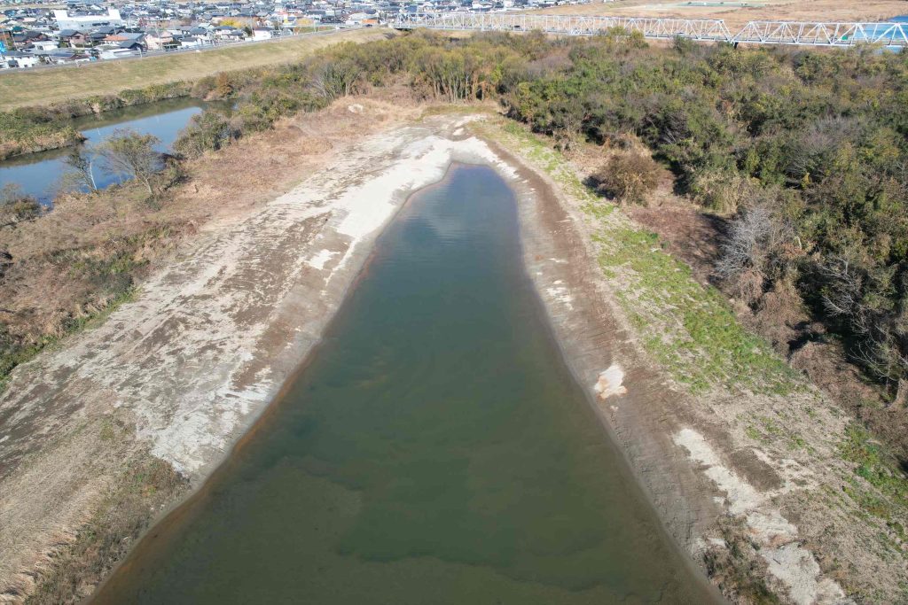 進捗状況写真12月/三ツ柳地区下流