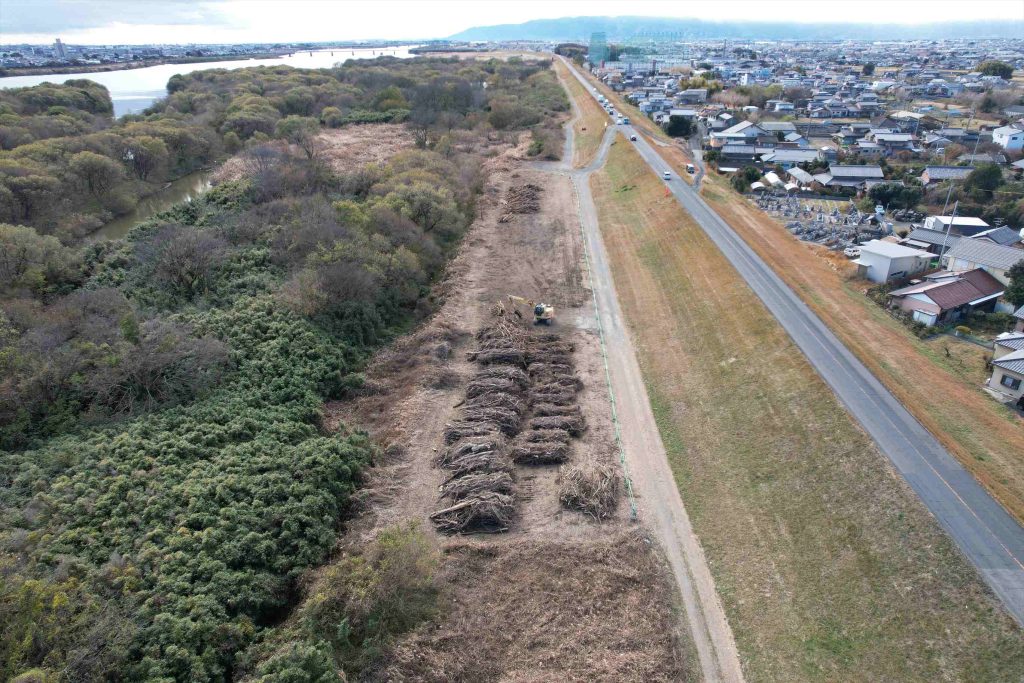 進捗状況写真12月/大浦地区上流